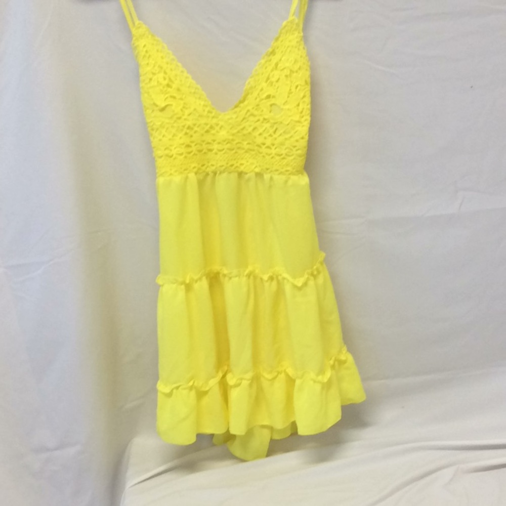 NWOT bright yellow sundress